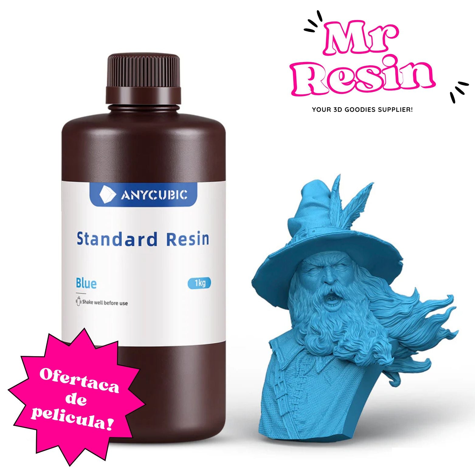 🔥1Kg Resina Estándar V1 de Anycubic, Standard Resin!🔥