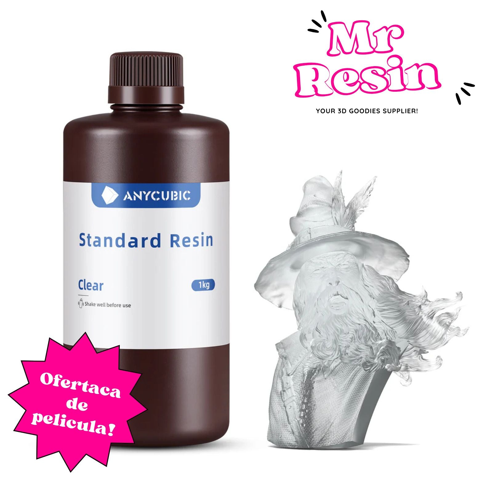🔥1Kg Resina Estándar V1 de Anycubic, Standard Resin!🔥