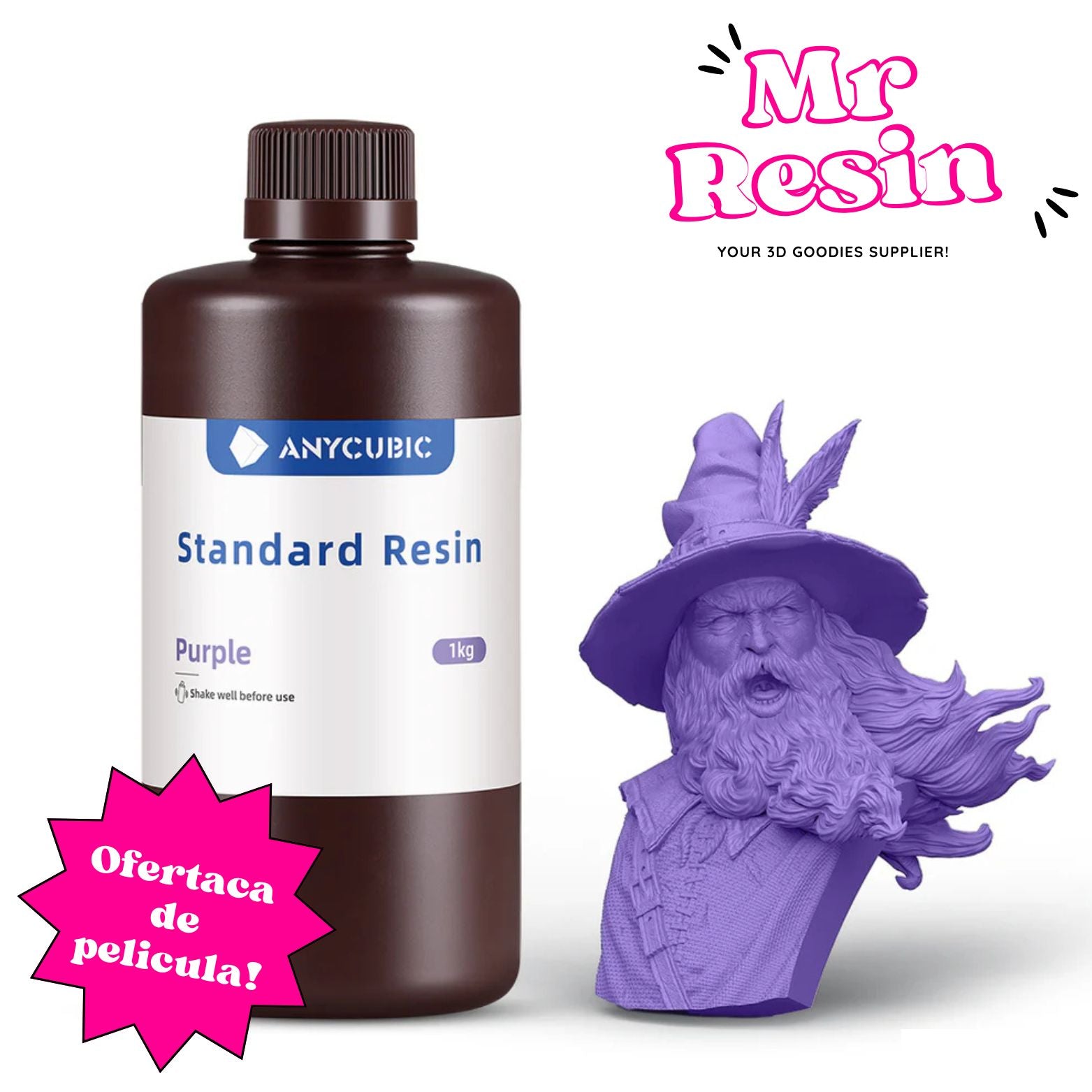 🔥1Kg Resina Estándar V1 de Anycubic, Standard Resin!🔥