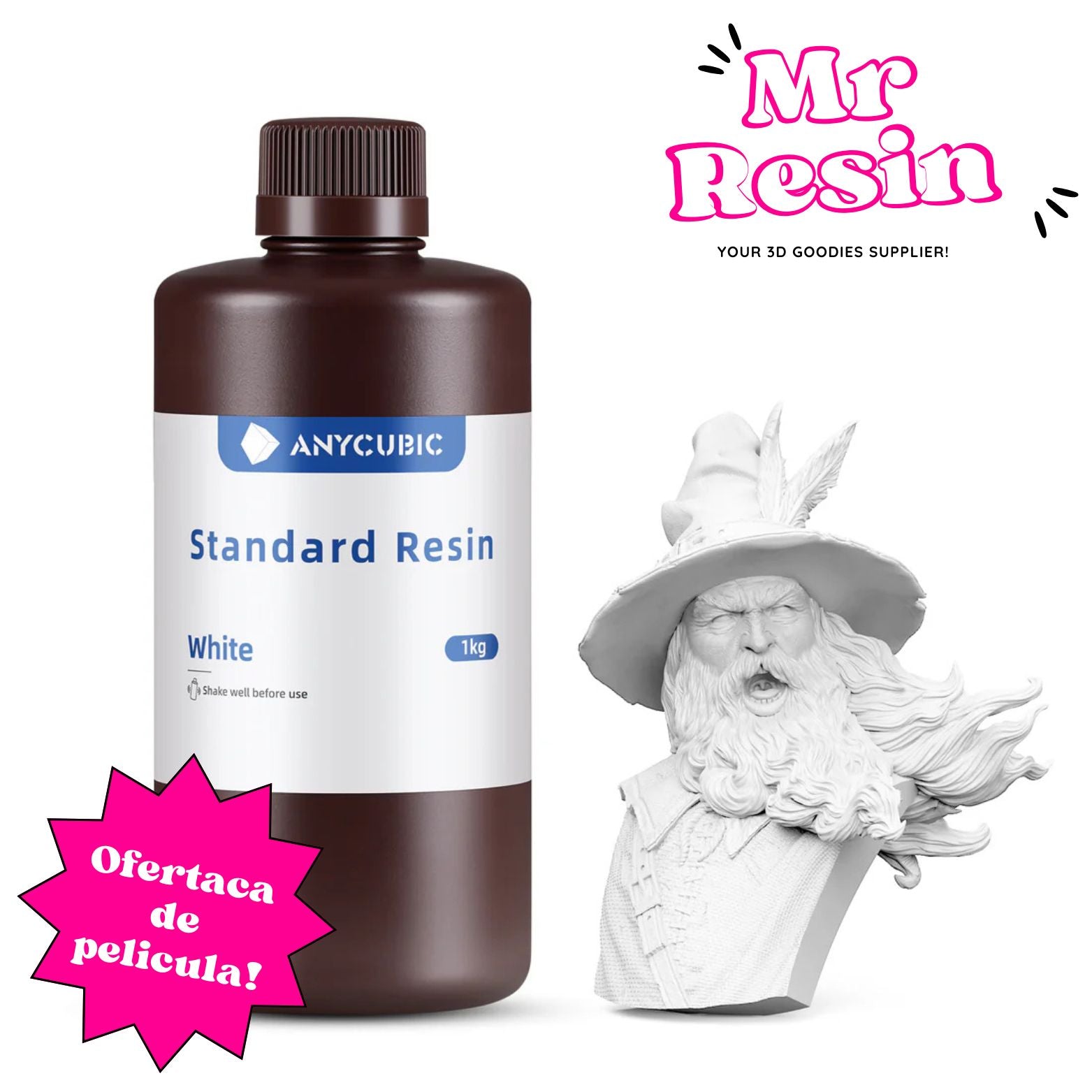 🔥1Kg Resina Estándar V1 de Anycubic, Standard Resin!🔥