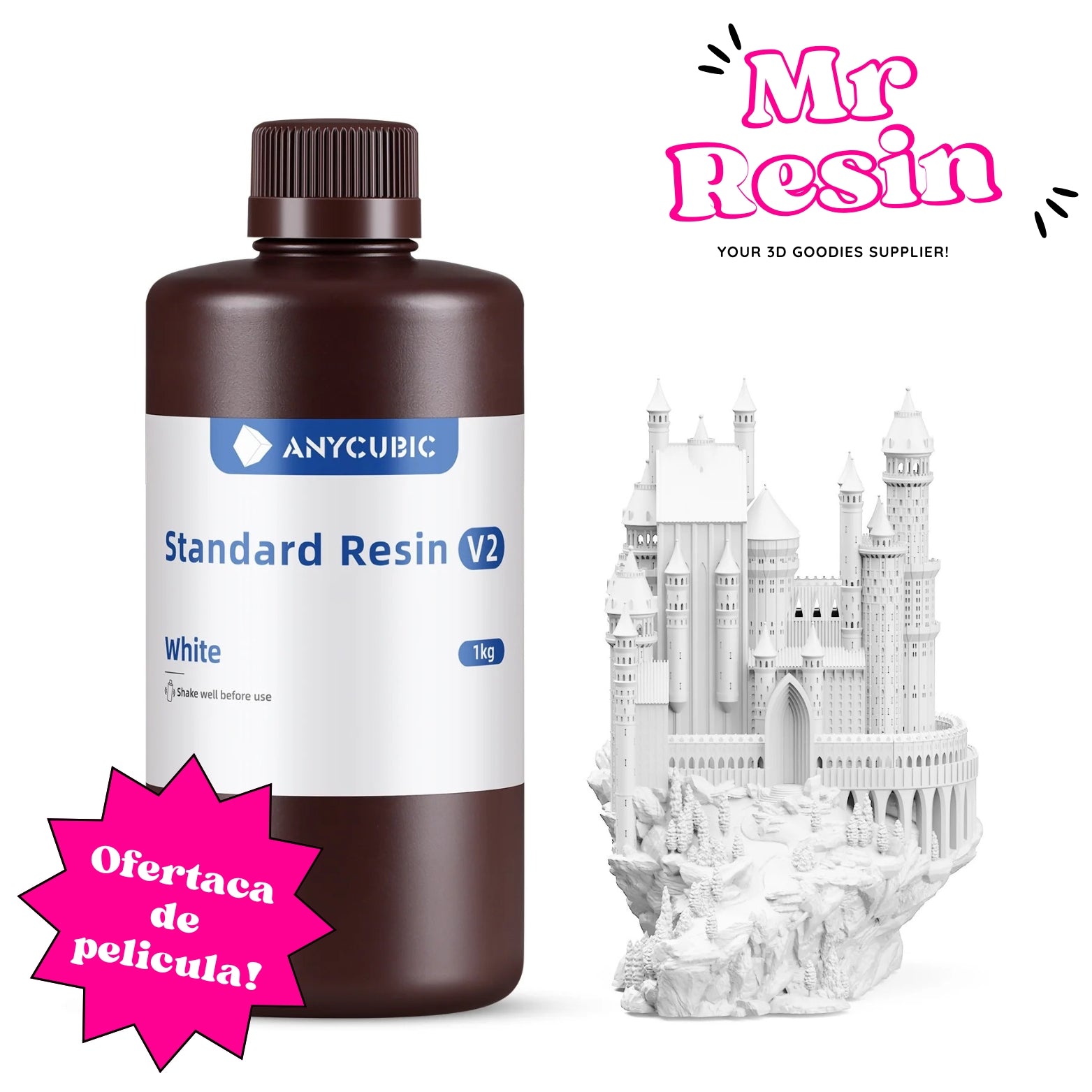 🔥Resina impresora 3D Anycubic V2, Standard V2 Resin!🔥
