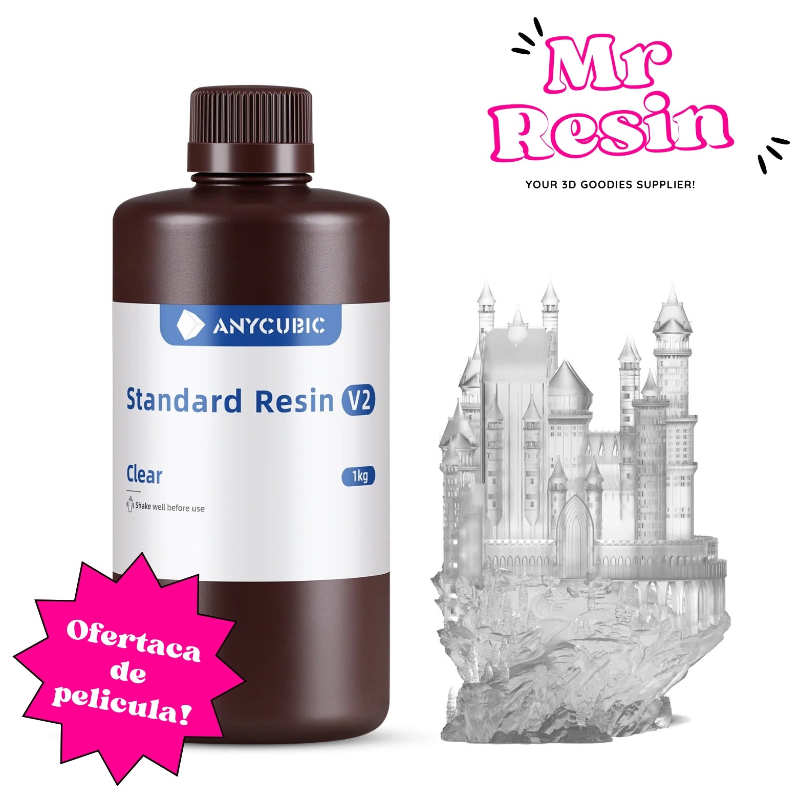 🔥Resina impresora 3D Anycubic V2, Standard V2 Resin!🔥