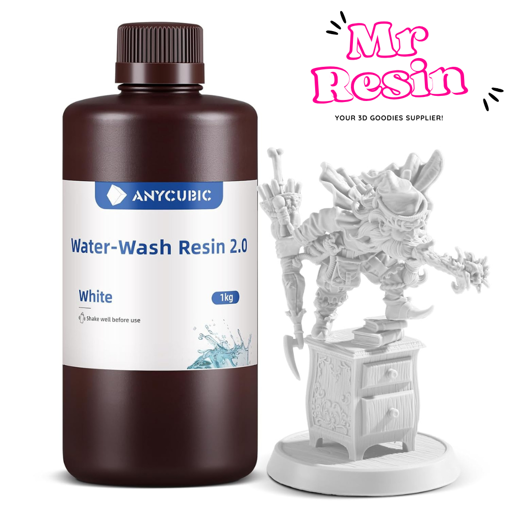 💧 Anycubic Water-Wash Resin 2.0, resina lavable al agua