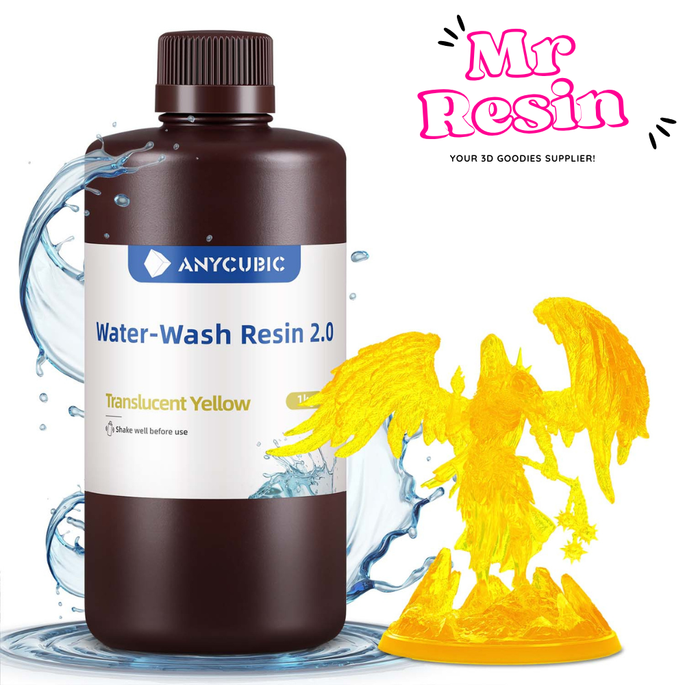 💧 Anycubic Water-Wash Resin 2.0, resina lavable al agua