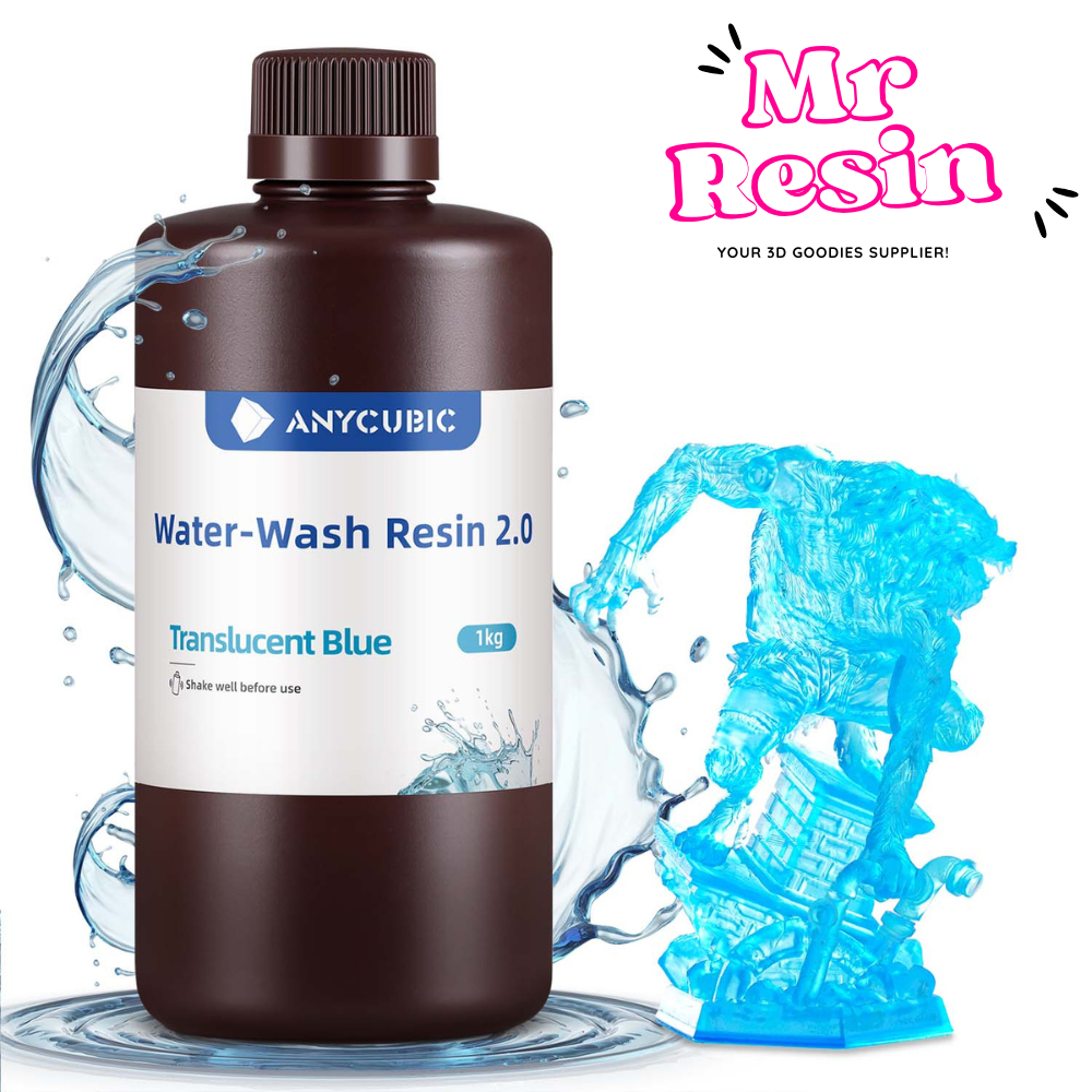 💧 Anycubic Water-Wash Resin 2.0, resina lavable al agua