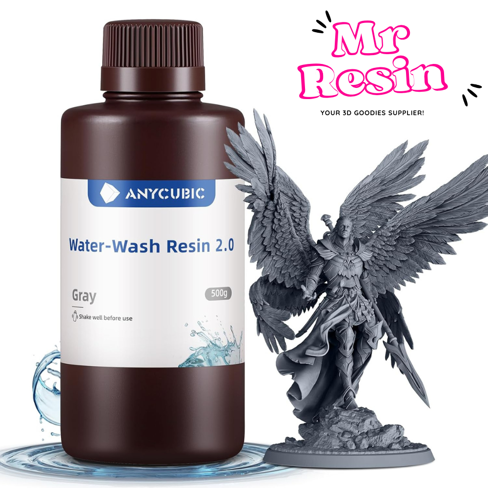 💧 Anycubic Water-Wash Resin 2.0, resina lavable al agua