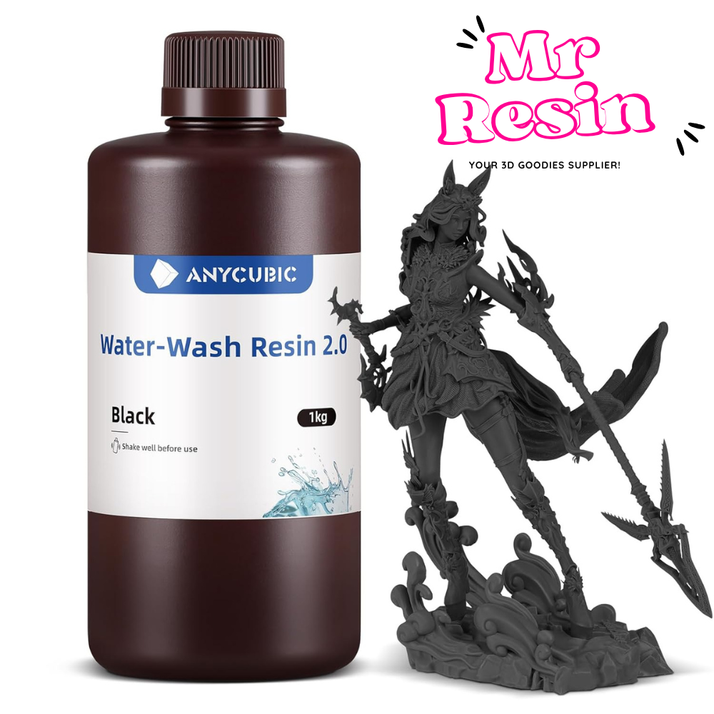 💧 Anycubic Water-Wash Resin 2.0, resina lavable al agua