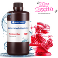 Anycubic Water Wash Resin 2.0 Resina Lavable Al Agua Rojo Translucido Mr Resin