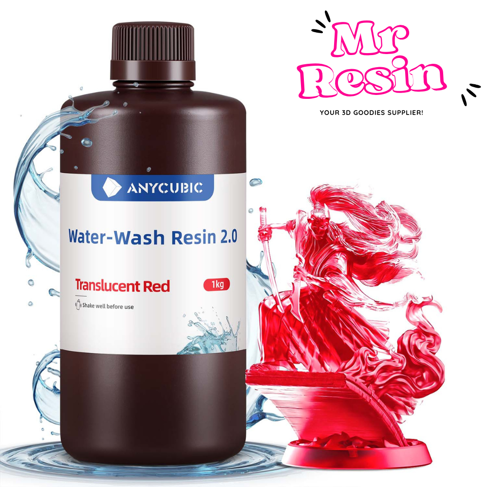 💧 Anycubic Water-Wash Resin 2.0, resina lavable al agua
