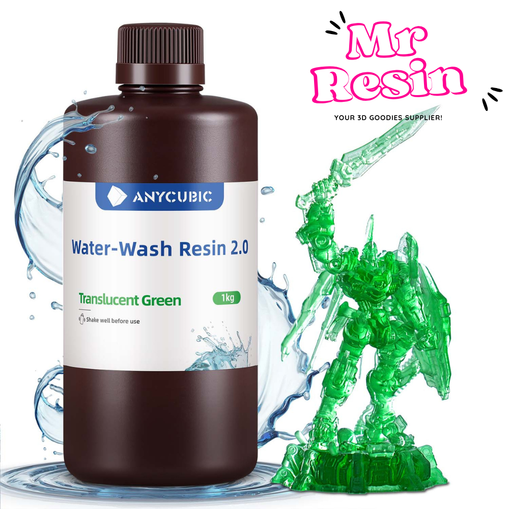 💧 Anycubic Water-Wash Resin 2.0, resina lavable al agua