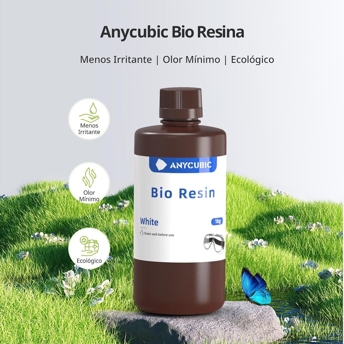 🔥Resina Bio Anycubic: Impresiones Seguras, ideal para cosplay! 🔥