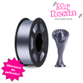 Filamento PLA Silk Anycubic 1.75mm 1kg Gris para impresora 3D FDM - Mr Resin