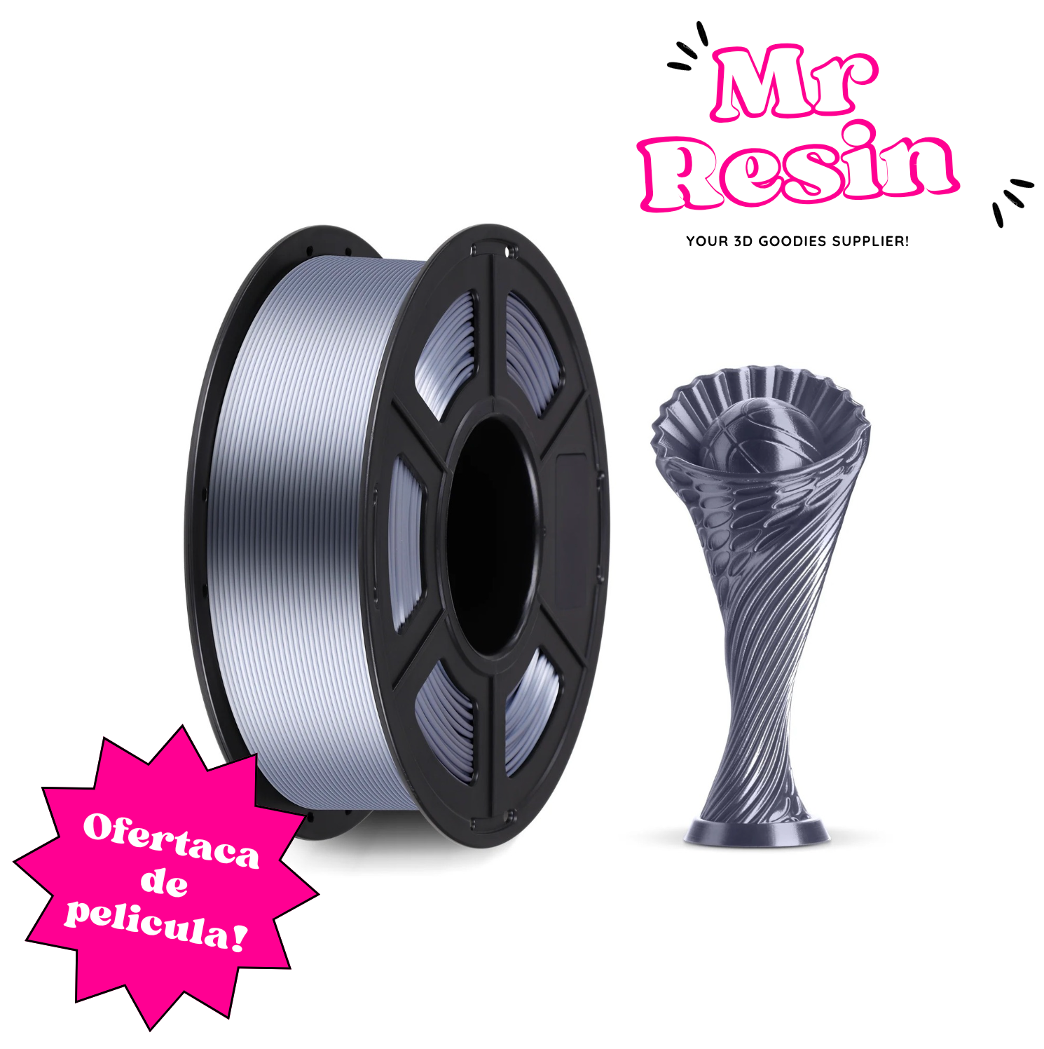 🔥PLA+ Silk de Anycubic, PLA+ de Seda🔥