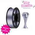 Filamento PLA Silk Anycubic 1.75mm 1kg Plateado para impresora 3D FDM - Mr Resin