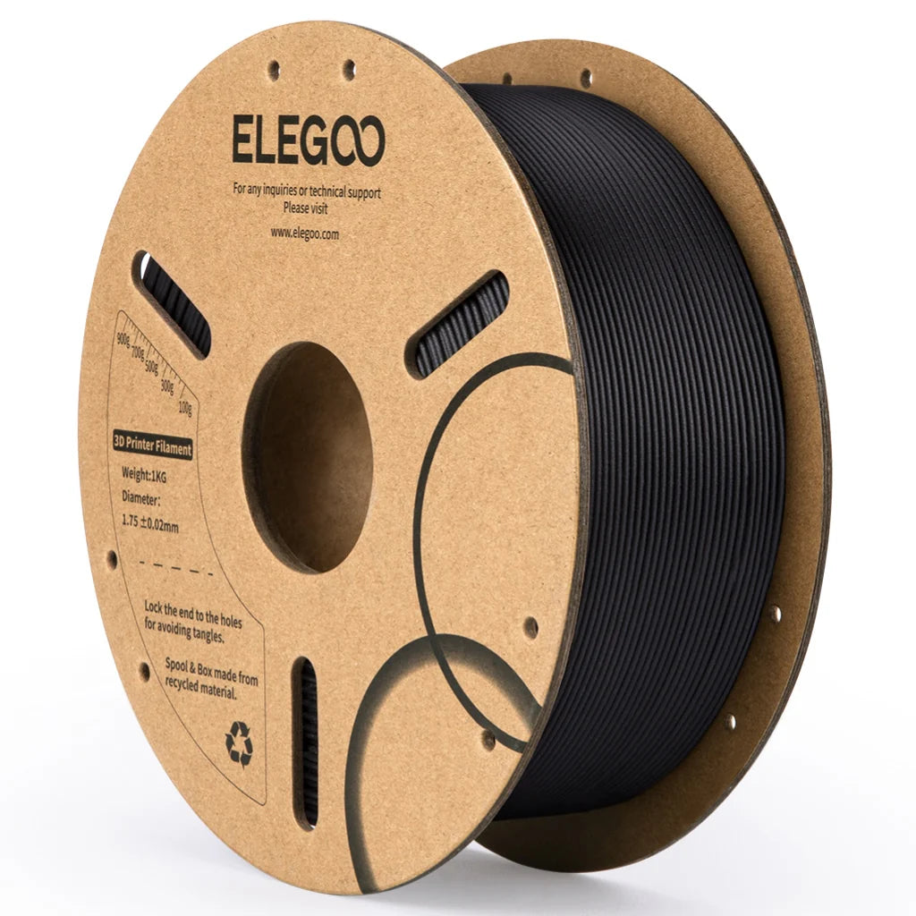 Filamento PLA-CF Elegoo con Fibra de Carbono 1 Kg Negro 1.75mm 1kg - Mr Resin