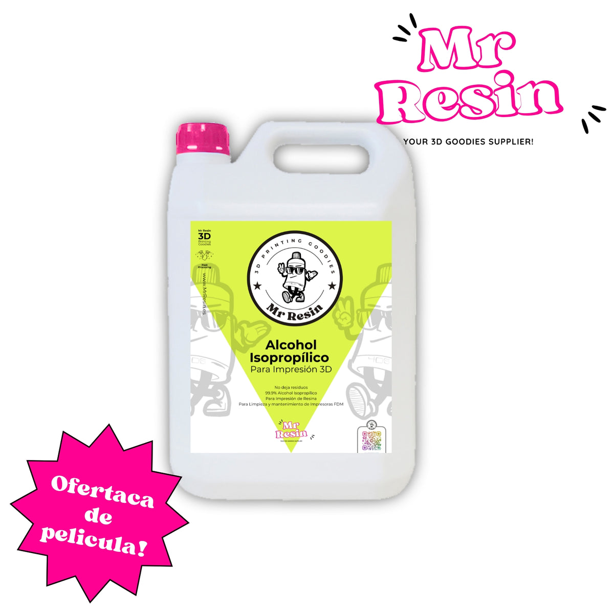 💯Isopropylalkohol 99,9% für Resin-3D-Druck💯 – Mr Resin