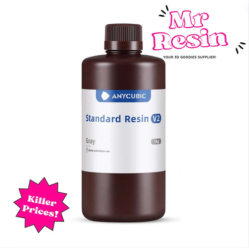 Resina UV Anycubic Standard V2 1kg para impresora 3D - Mr Resin