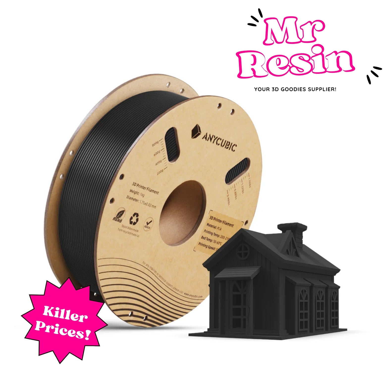 🔥Anycubic PLA Básic, Filamento Con Detección RFID🔥