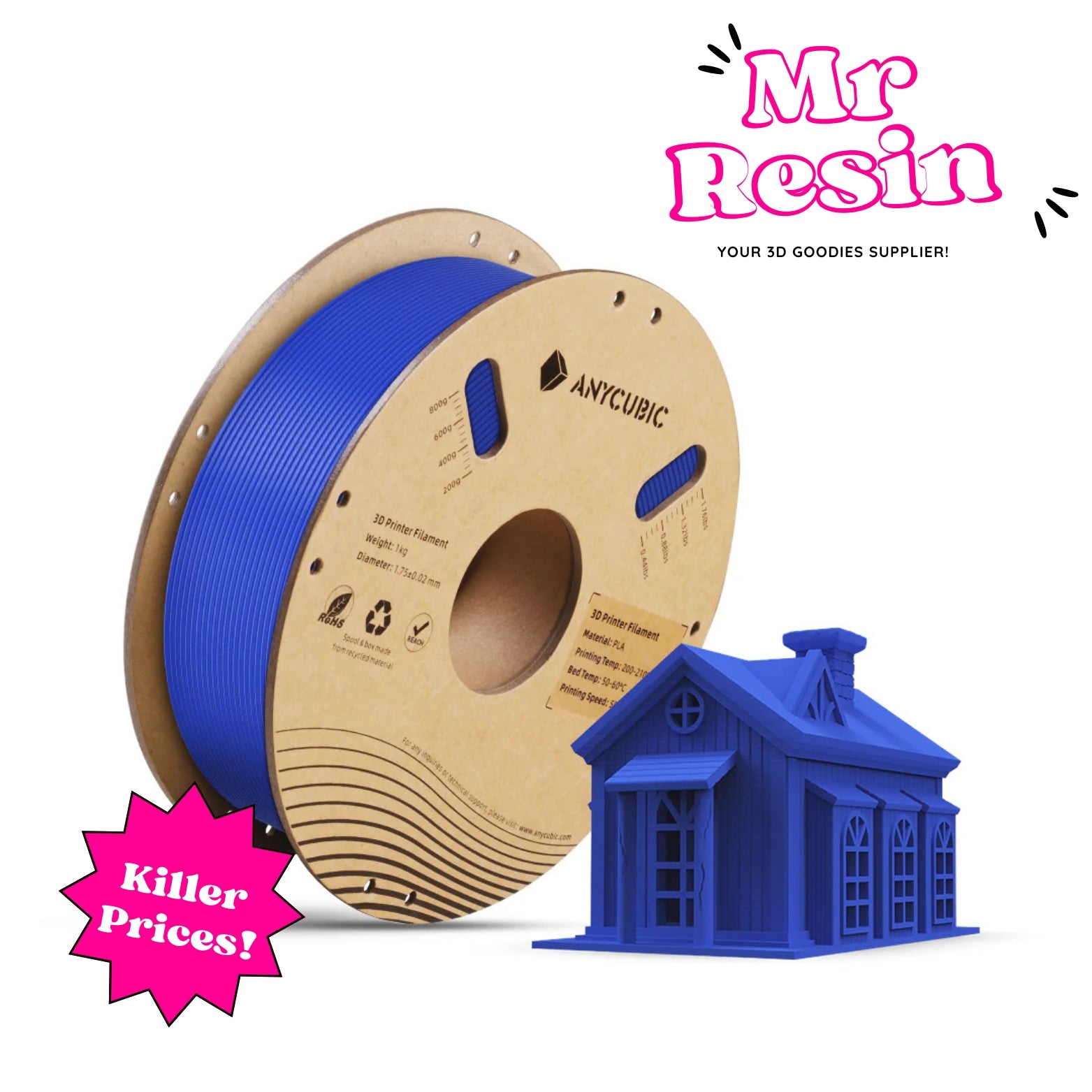 🔥Anycubic PLA Básic, Filamento Con Detección RFID🔥