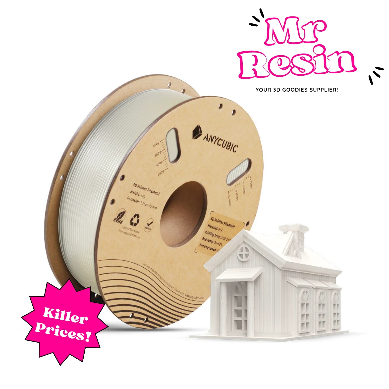 🔥Anycubic PLA Básic, Filamento Con Detección RFID🔥