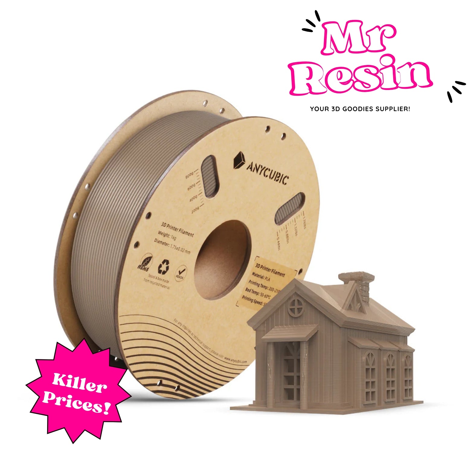 🔥Anycubic PLA Básic, Filamento Con Detección RFID🔥