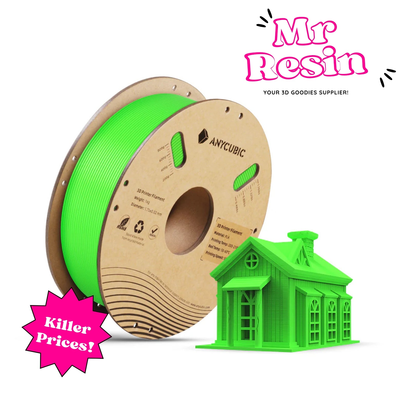 🔥Anycubic PLA Básic, Filamento Con Detección RFID🔥