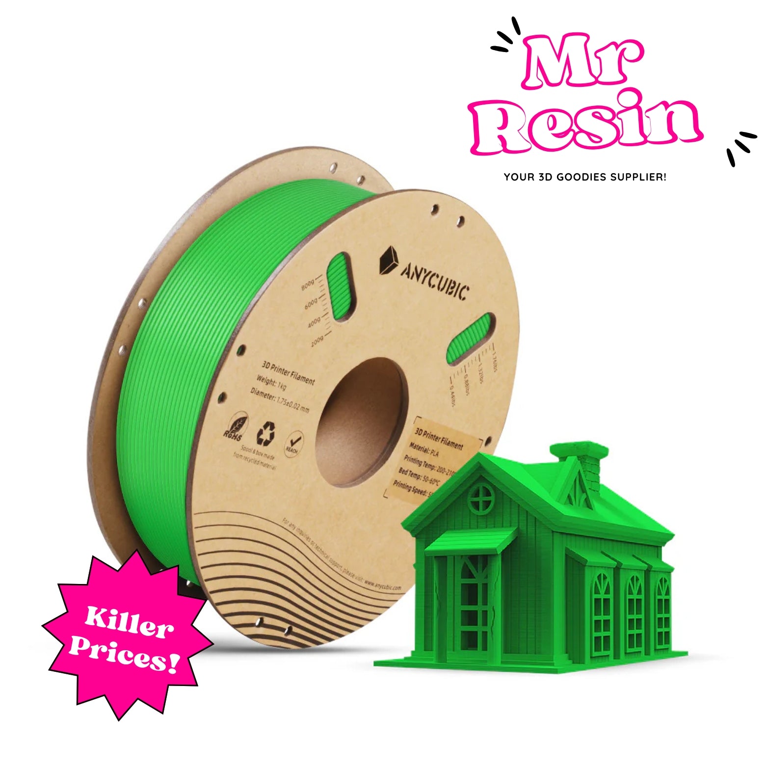 🔥Anycubic PLA Básic, Filamento Con Detección RFID🔥