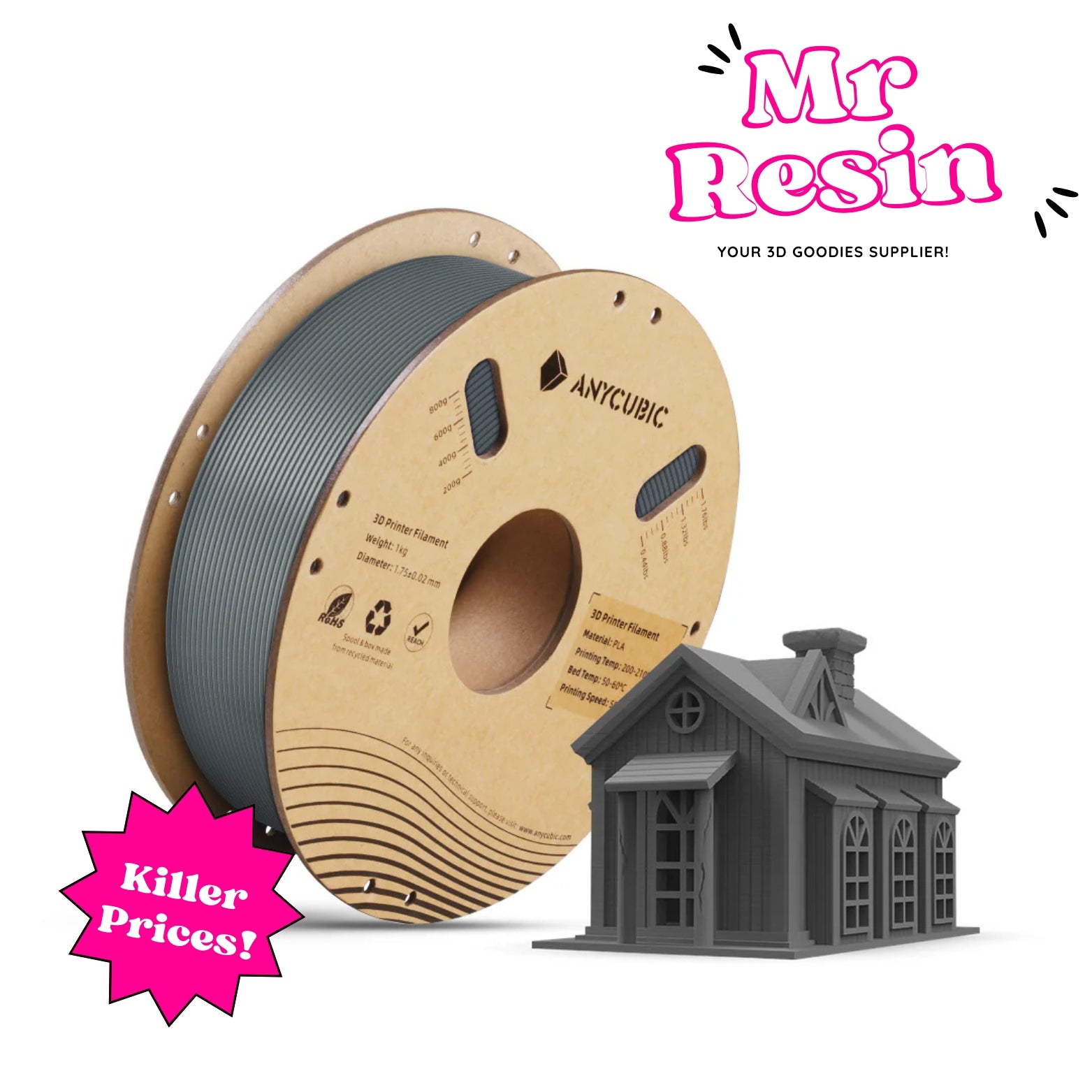 🔥Anycubic PLA Básic, Filamento Con Detección RFID🔥