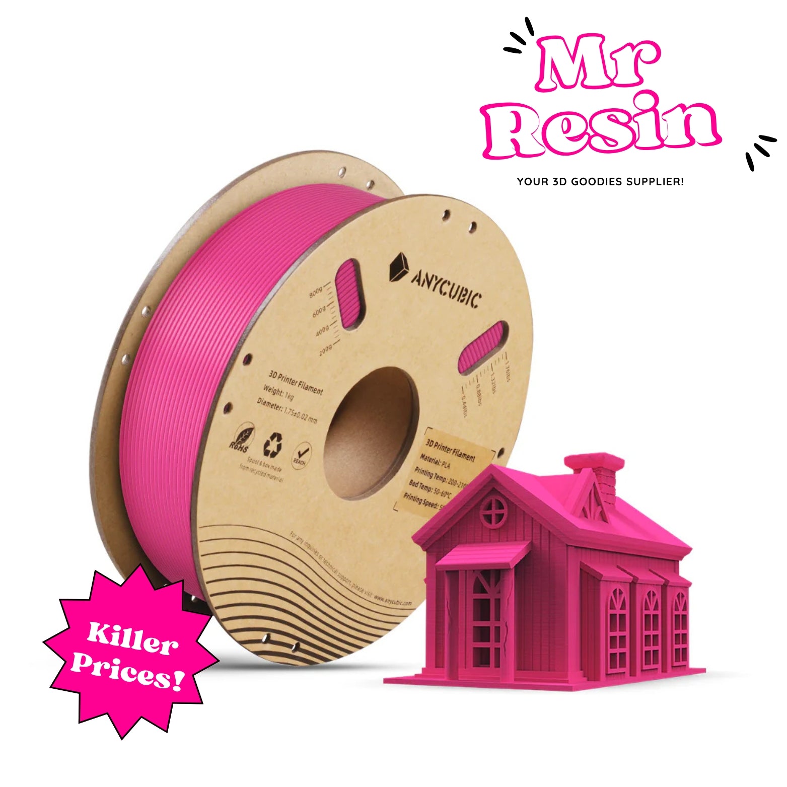 🔥Anycubic PLA Básic, Filamento Con Detección RFID🔥