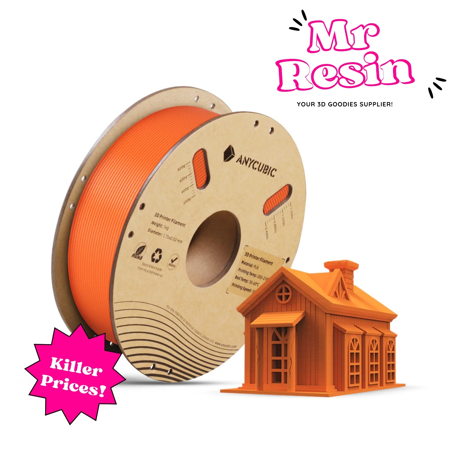 🔥Anycubic PLA Básic, Filamento Con Detección RFID🔥
