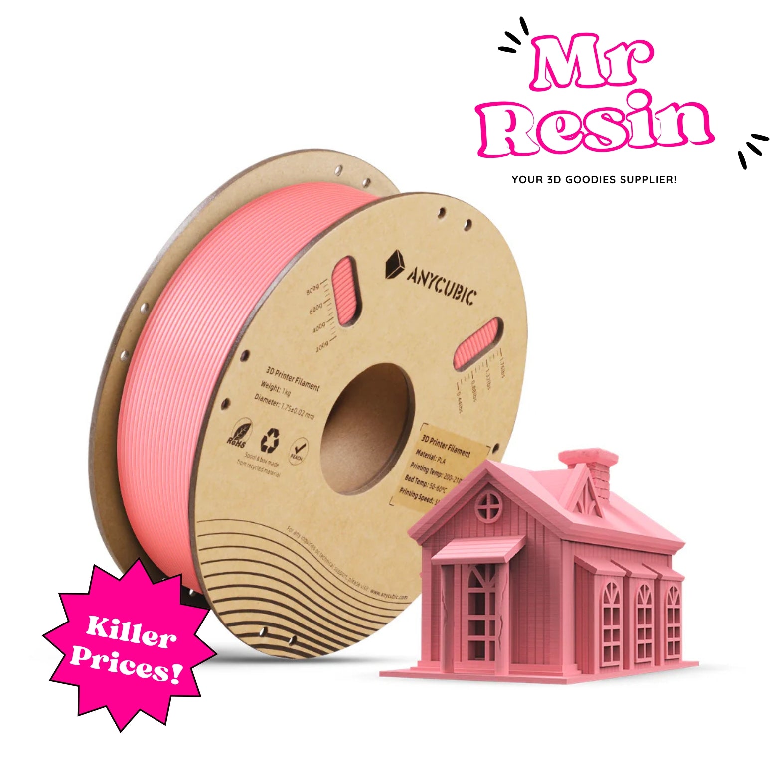🔥Anycubic PLA Básic, Filamento Con Detección RFID🔥