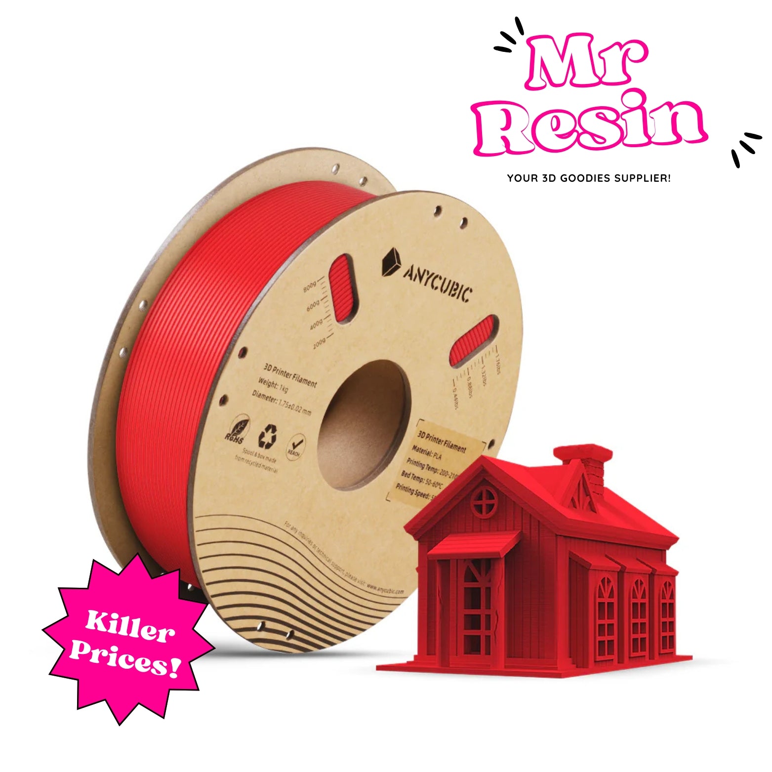 🔥Anycubic PLA Básic, Filamento Con Detección RFID🔥
