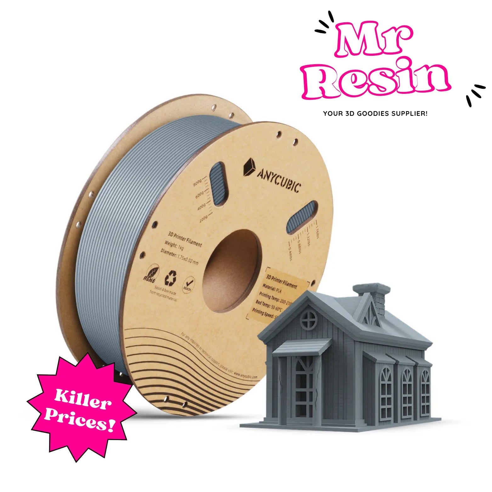 🔥Anycubic PLA Básic, Filamento Con Detección RFID🔥