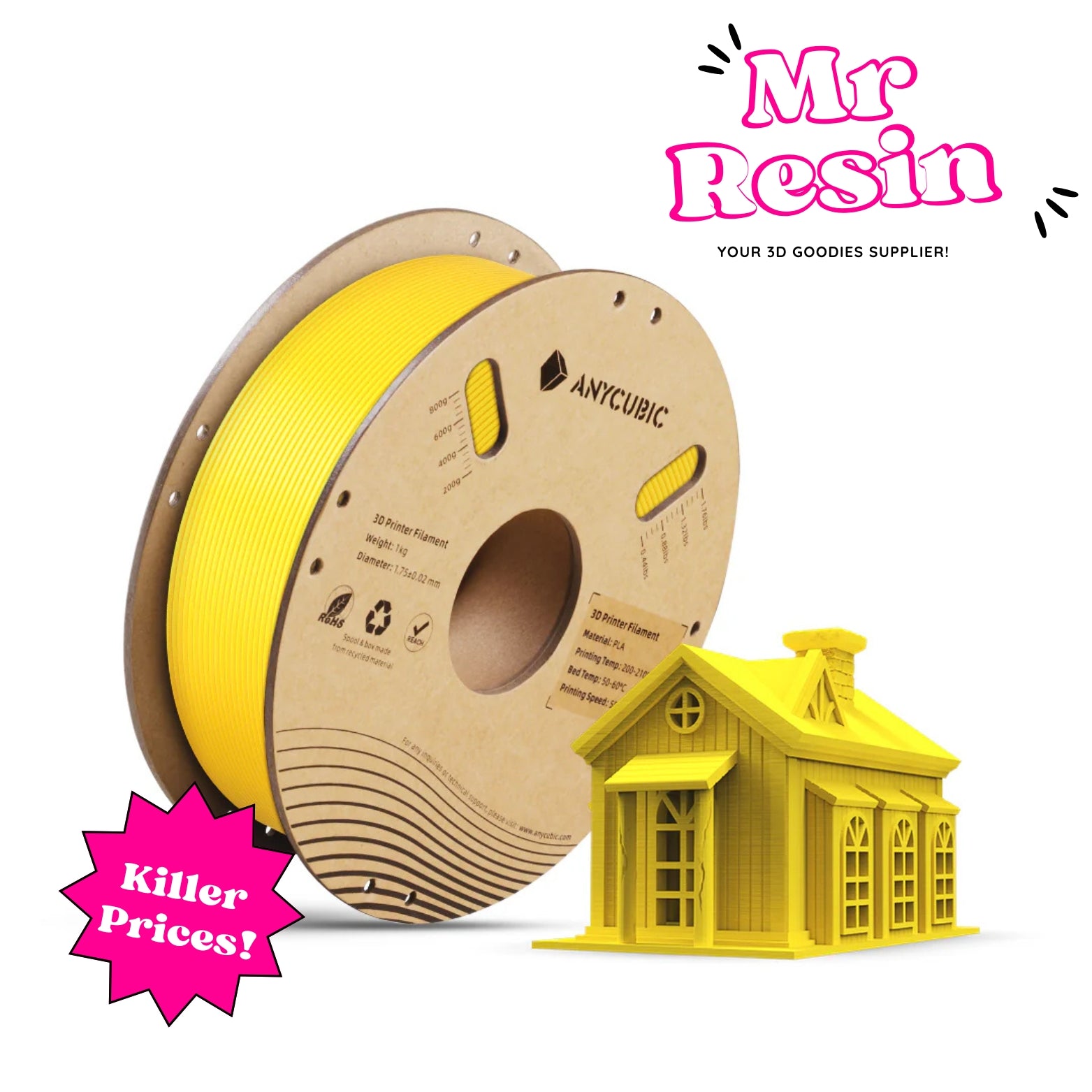 🔥Anycubic PLA Básic, Filamento Con Detección RFID🔥