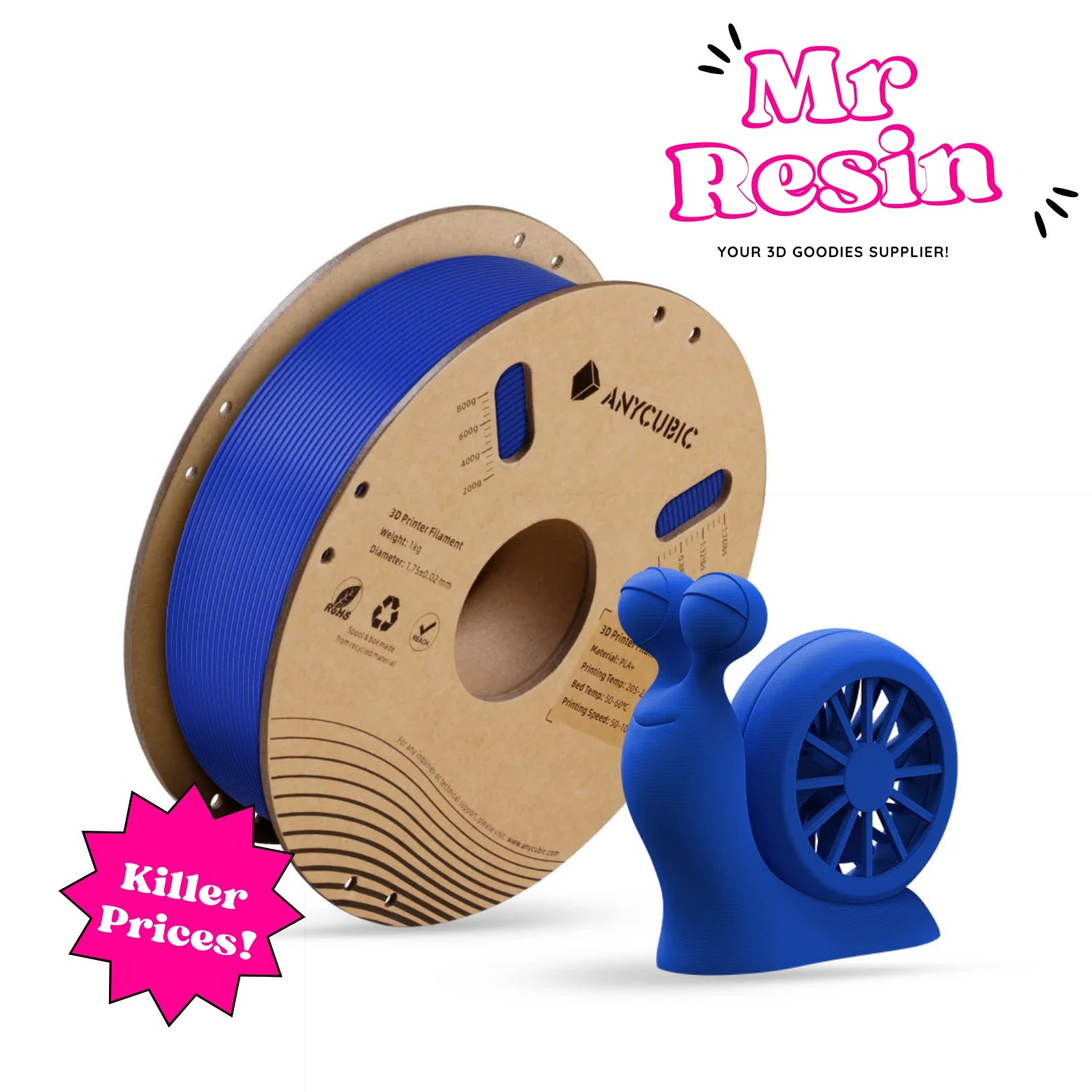 🔥Anycubic Filamento PLA+ Con Detección RFID🔥