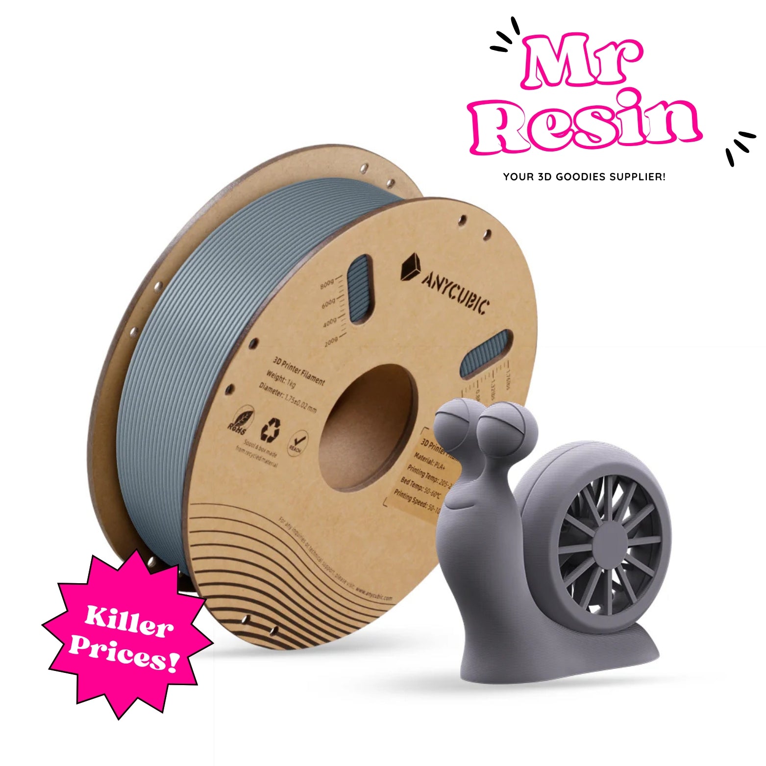 🔥Anycubic Filamento PLA+ Con Detección RFID🔥