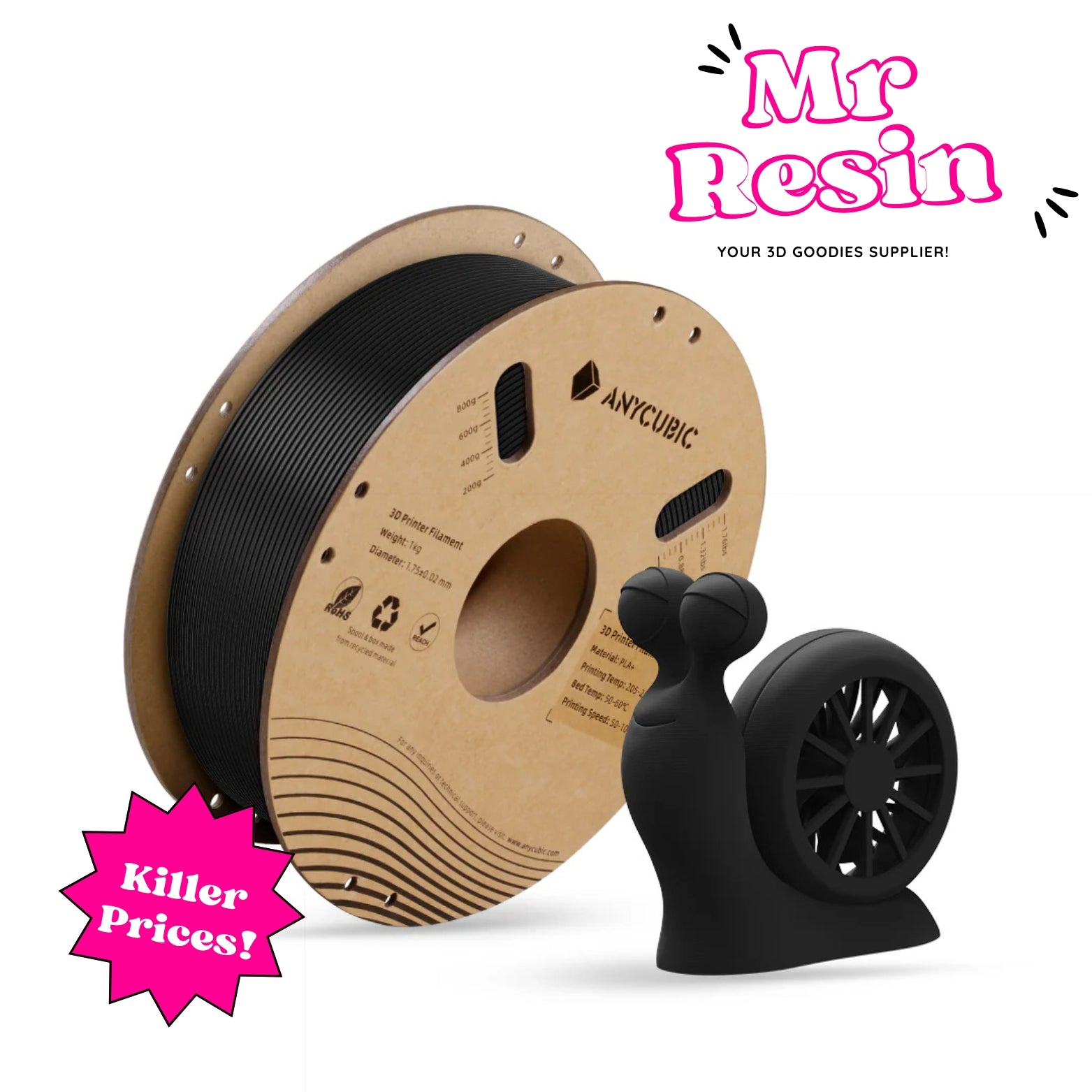 🔥Anycubic Filamento PLA+ Con Detección RFID🔥