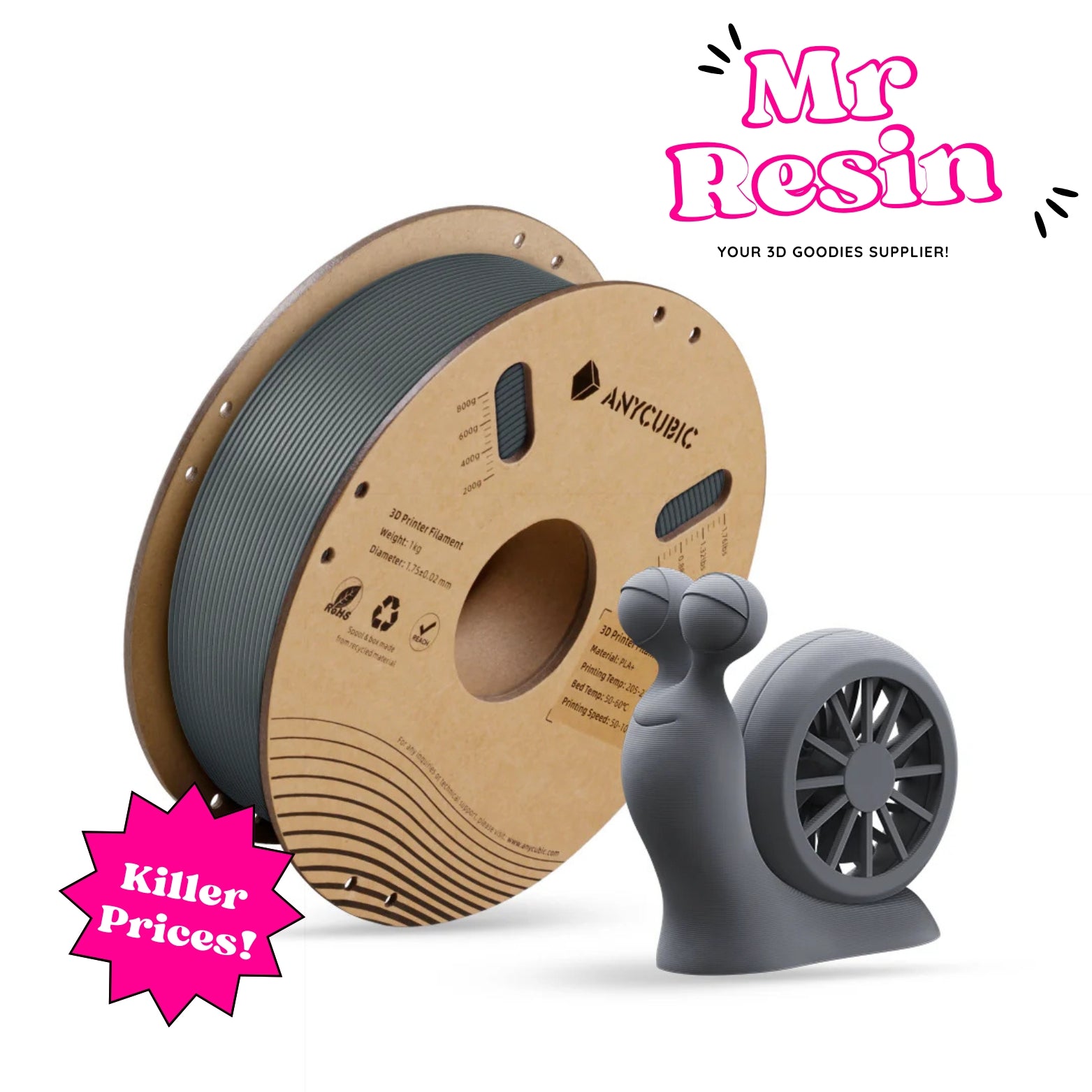 🔥Anycubic Filamento PLA+ Con Detección RFID🔥