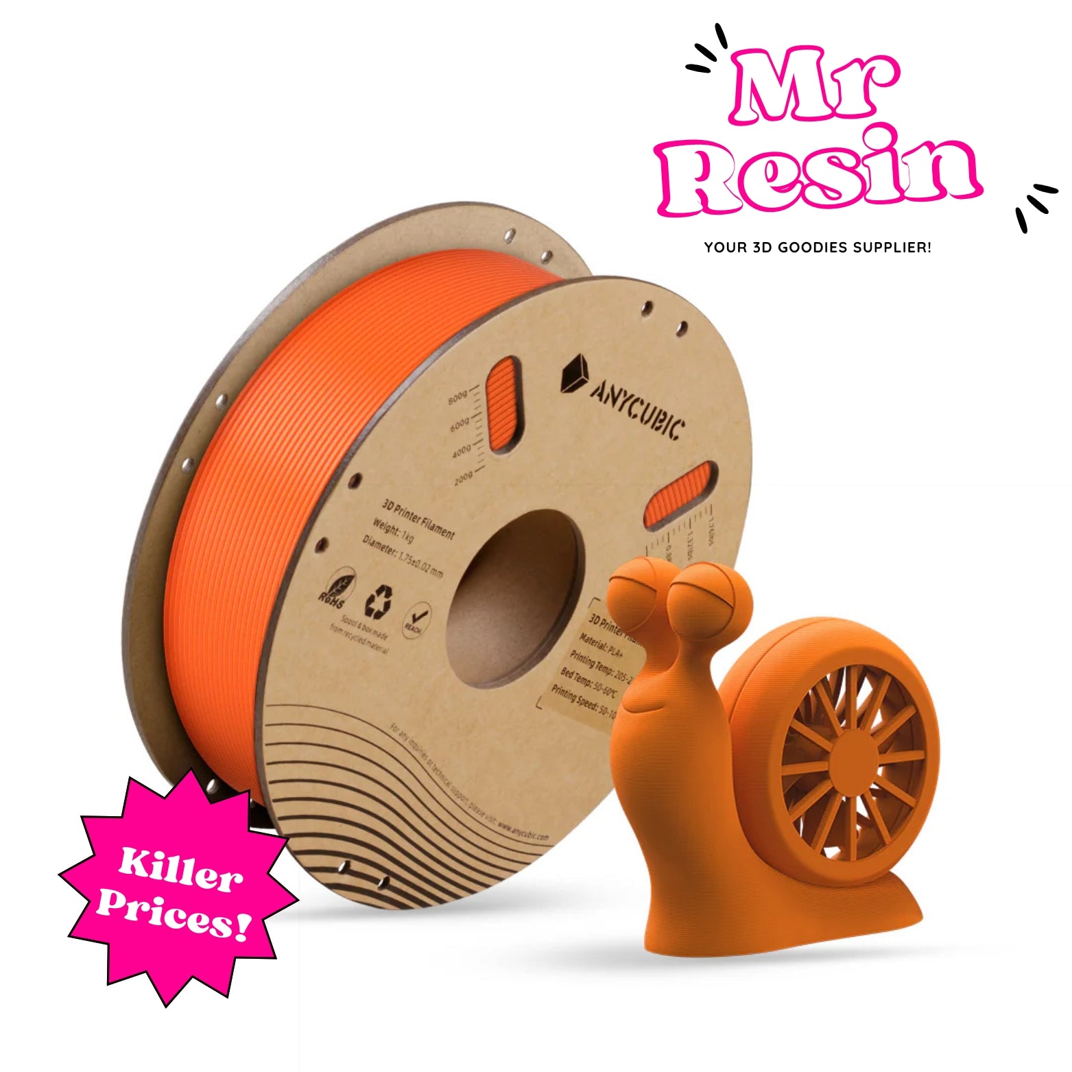 🔥Anycubic Filamento PLA+ Con Detección RFID🔥
