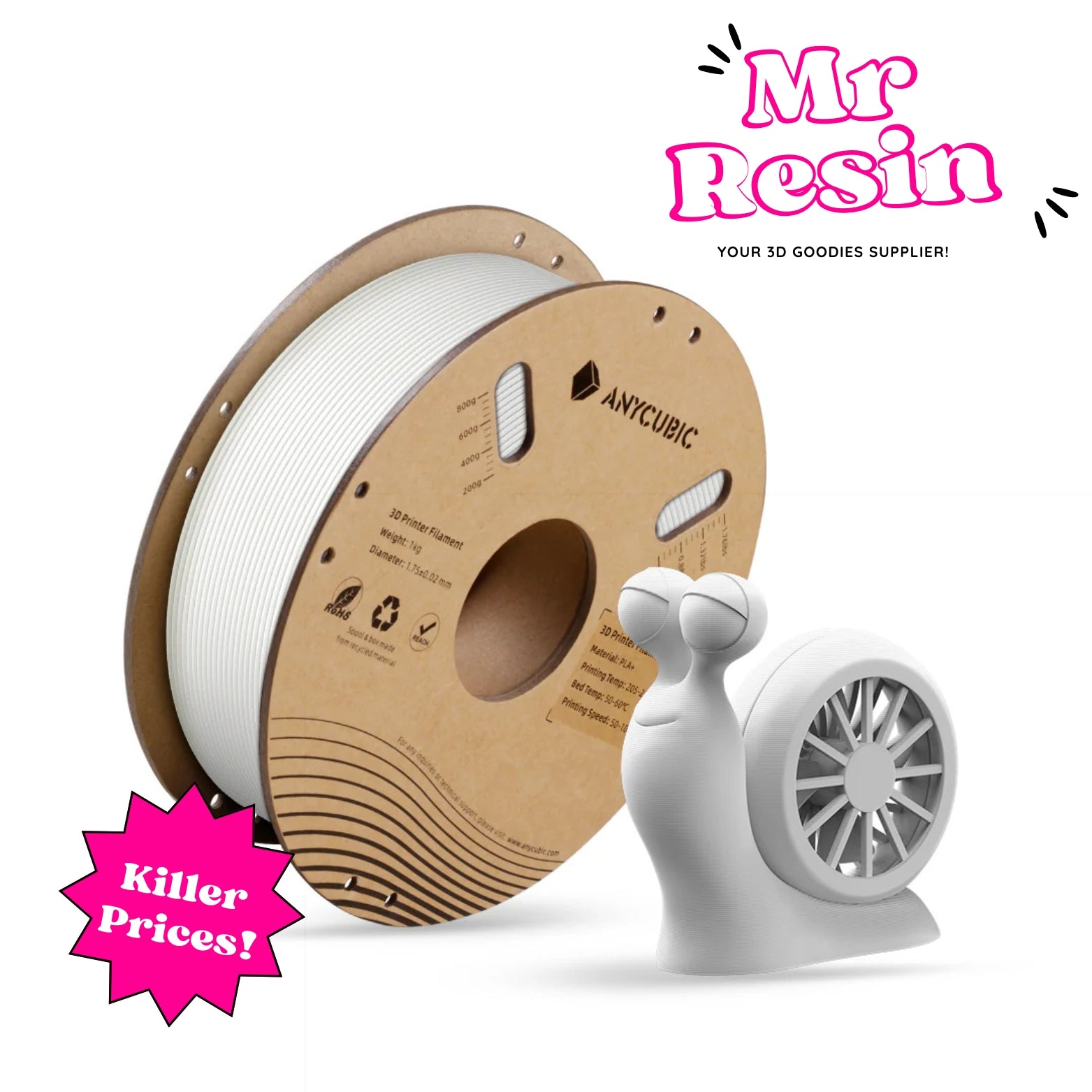 🔥Anycubic Filamento PLA+ Con Detección RFID🔥