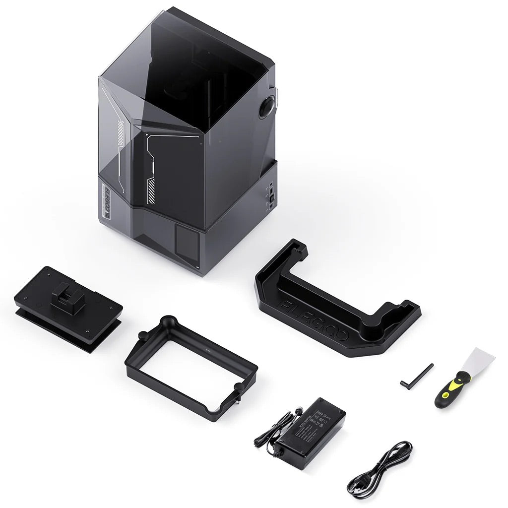 componentes incluidos en la caja de la Impresora de resina 3D ELEGOO Saturn 4 Ultra - Mr Resin