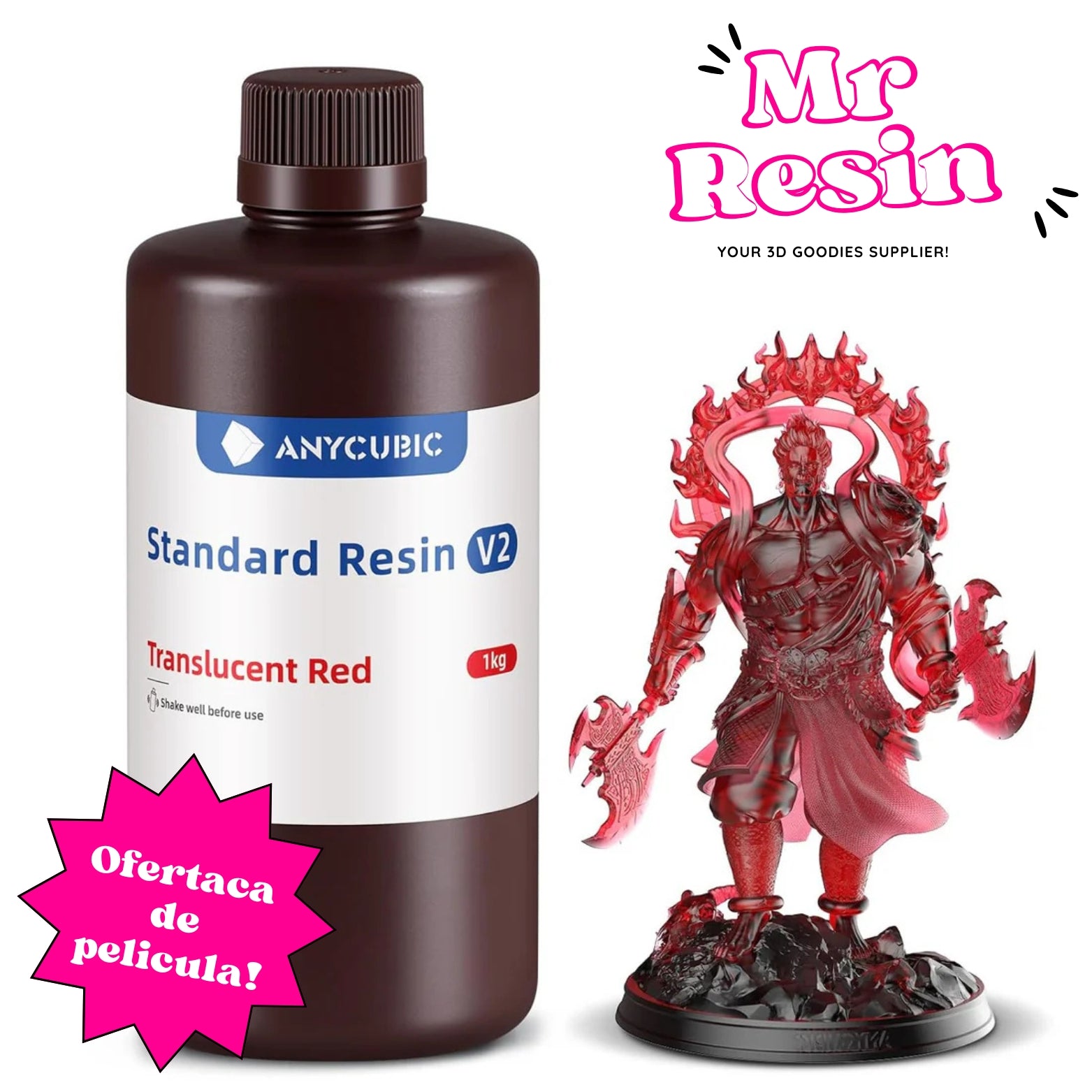 🔥Resina impresora 3D Anycubic V2, Standard V2 Resin!🔥
