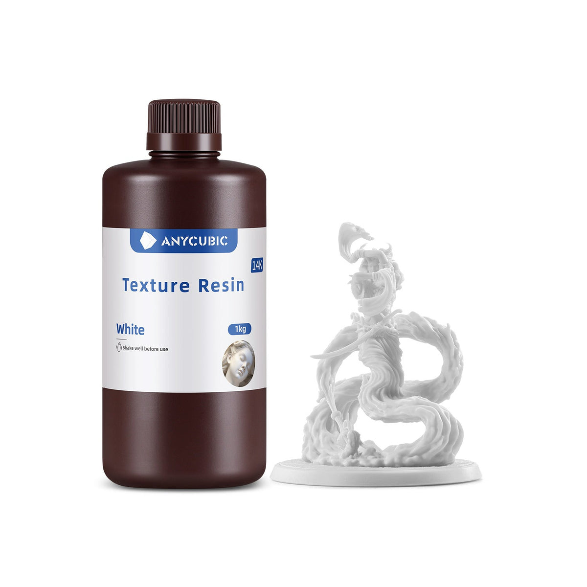 Anycubic 14K Texture Resin color Blanco