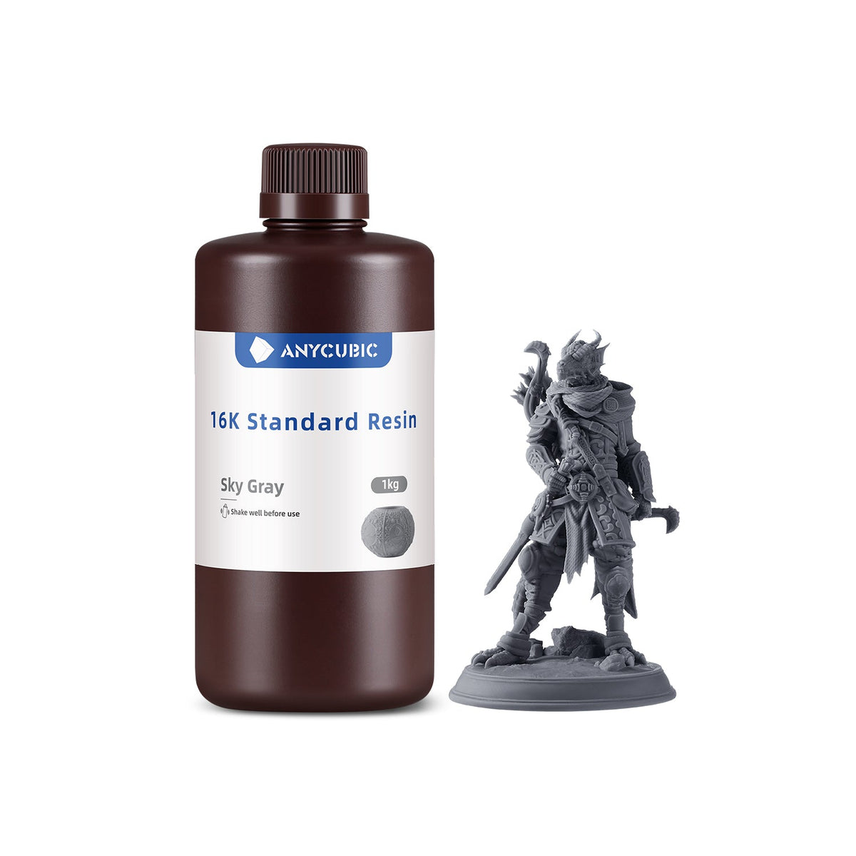 Anycubic 16K Standard Resin color Gris cielo
