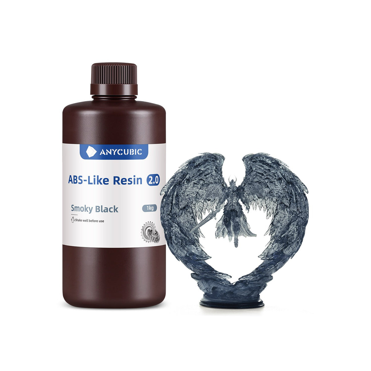 Anycubic ABS-Like Resin 2.0 color Negro ahumado