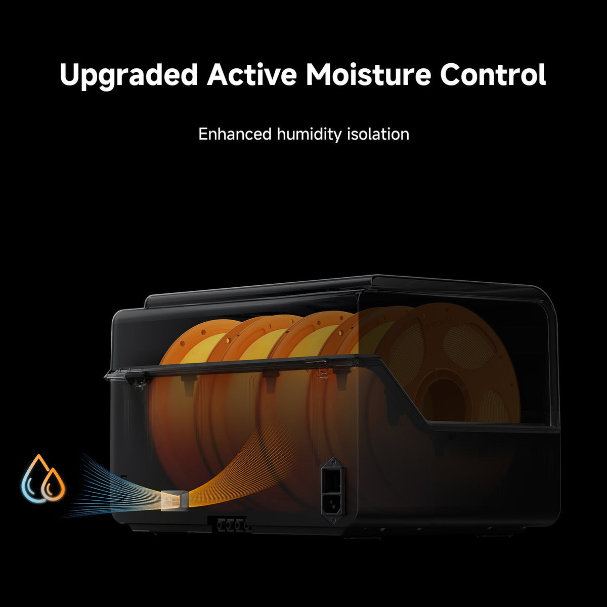 Control activo de humedad del ACE 2 Pro con caja sellada