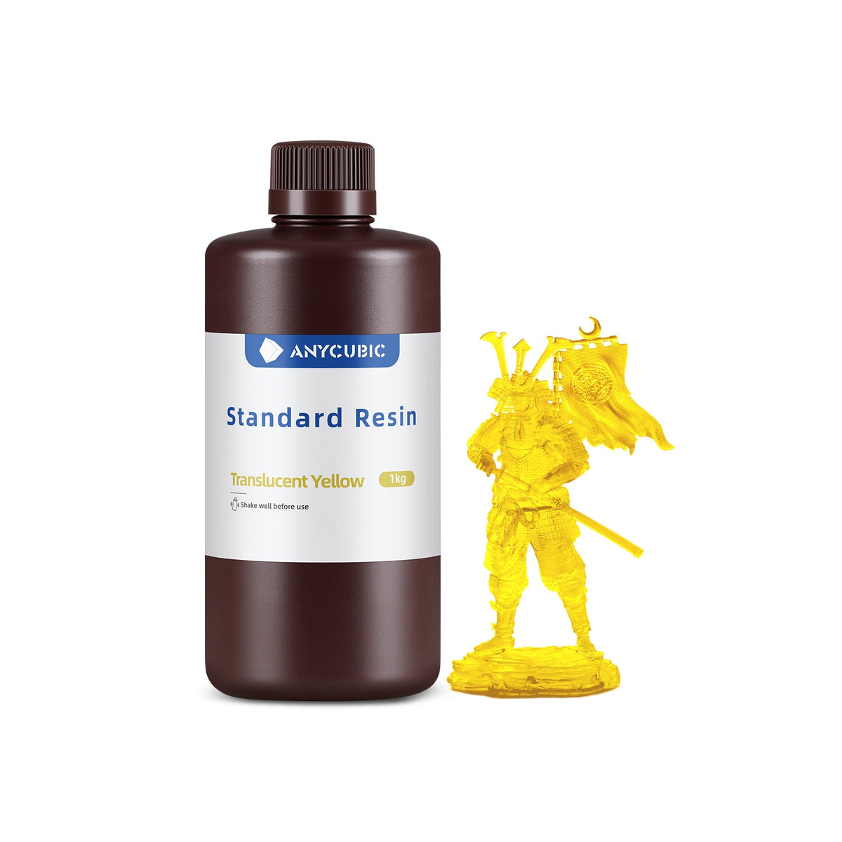 Anycubic Standard Resin color Amarillo Translúcido V1