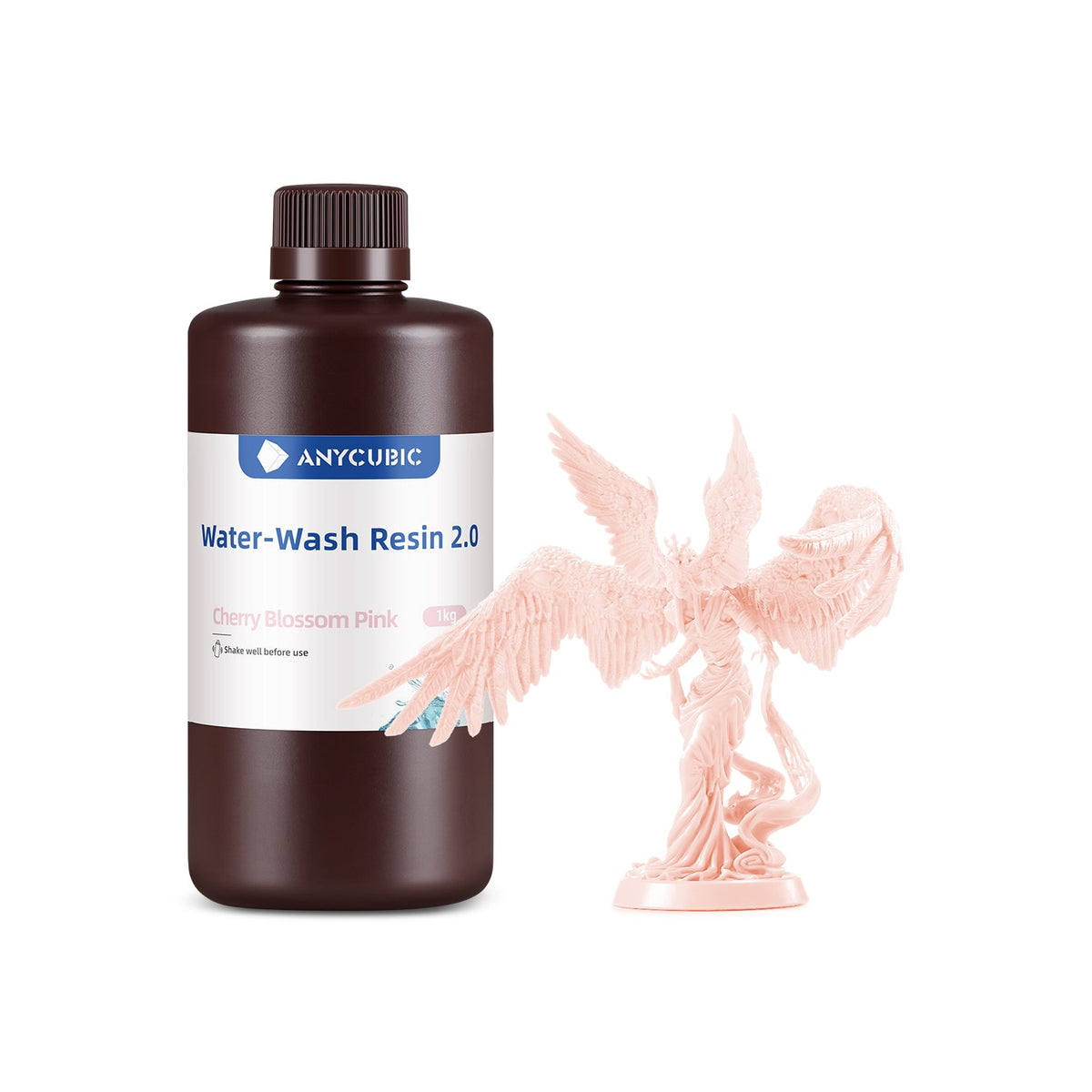Anycubic Water-Wash Resin 2.0 color Water Wash 2.0 Rosa Cerezo