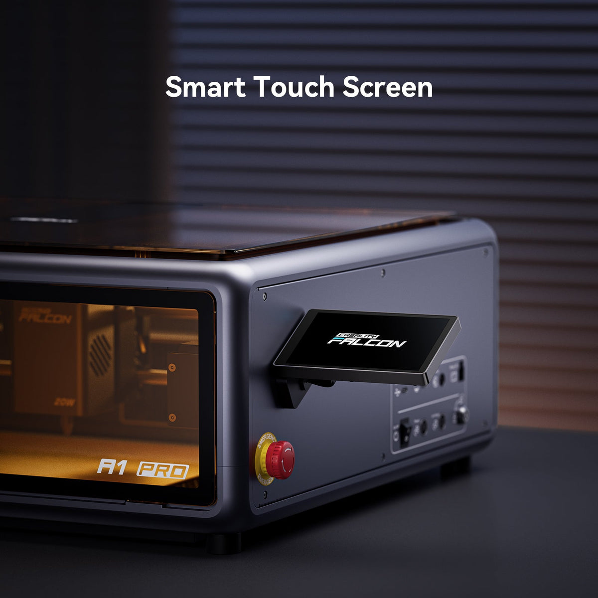 Pantalla táctil de la grabadora láser Creality Falcon A1 Pro 20W