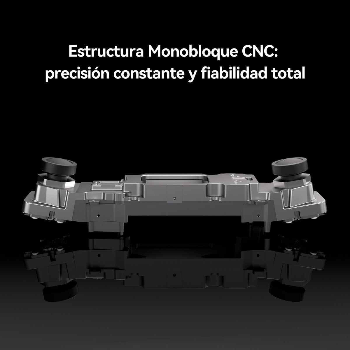 Estructura monobloque mecanizada en CNC del escáner 3D Creality Sermoon X1